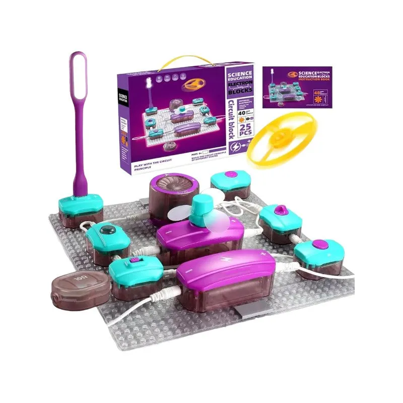 25Pcs Science Experiments Circuit Board Kit