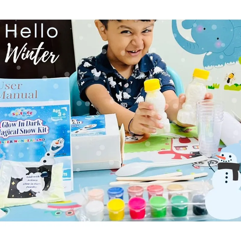 81 Pieces Ultimate Combo of Snow and Slime Kit (Mega Ultimate Slime Kit and Glow in Dark Magical Snow Kit) Combo Pack of 2