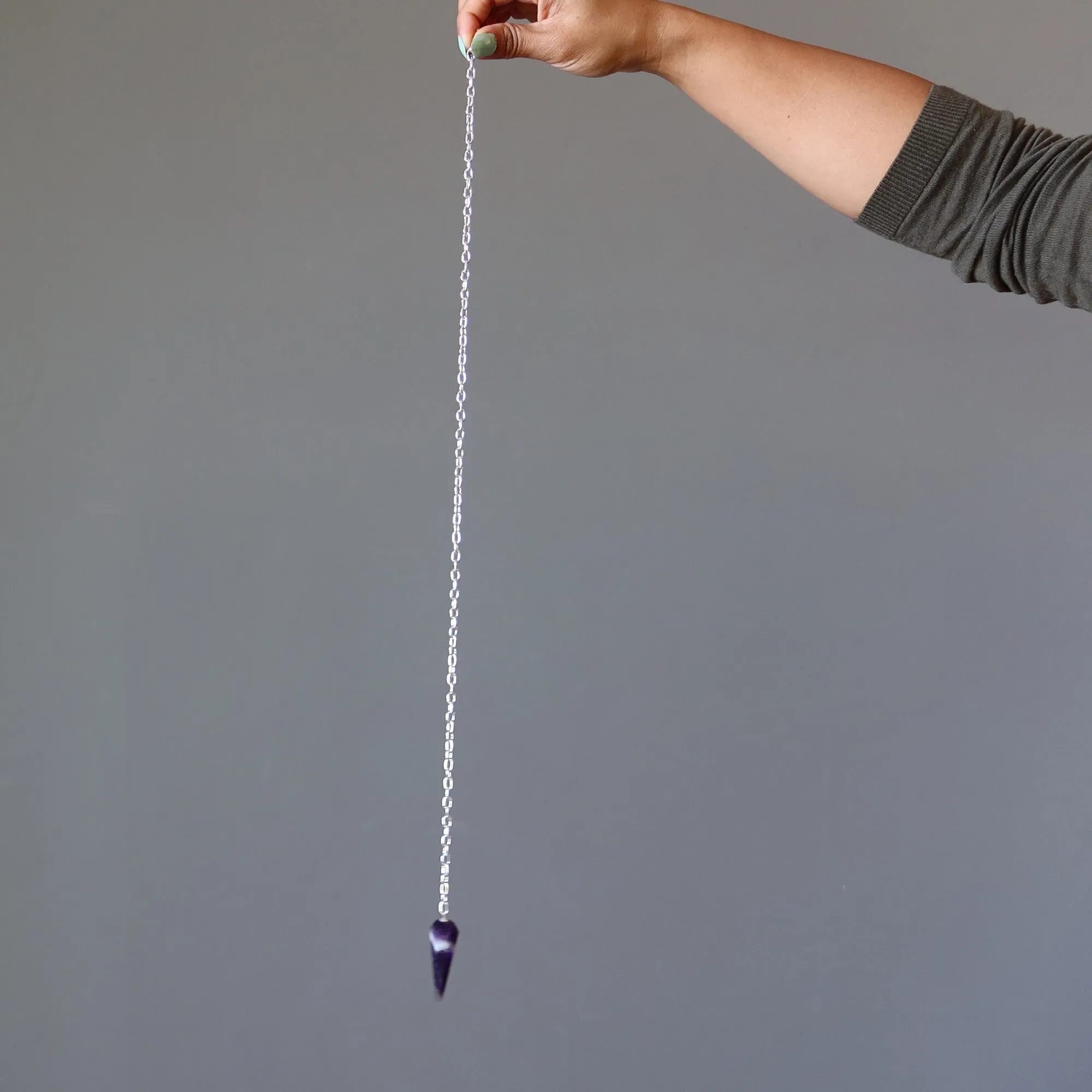 Amethyst Necklace Convertible Pendulum On the Go