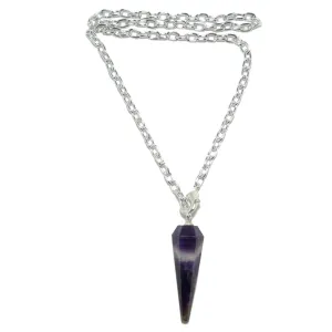 Amethyst Necklace Convertible Pendulum On the Go