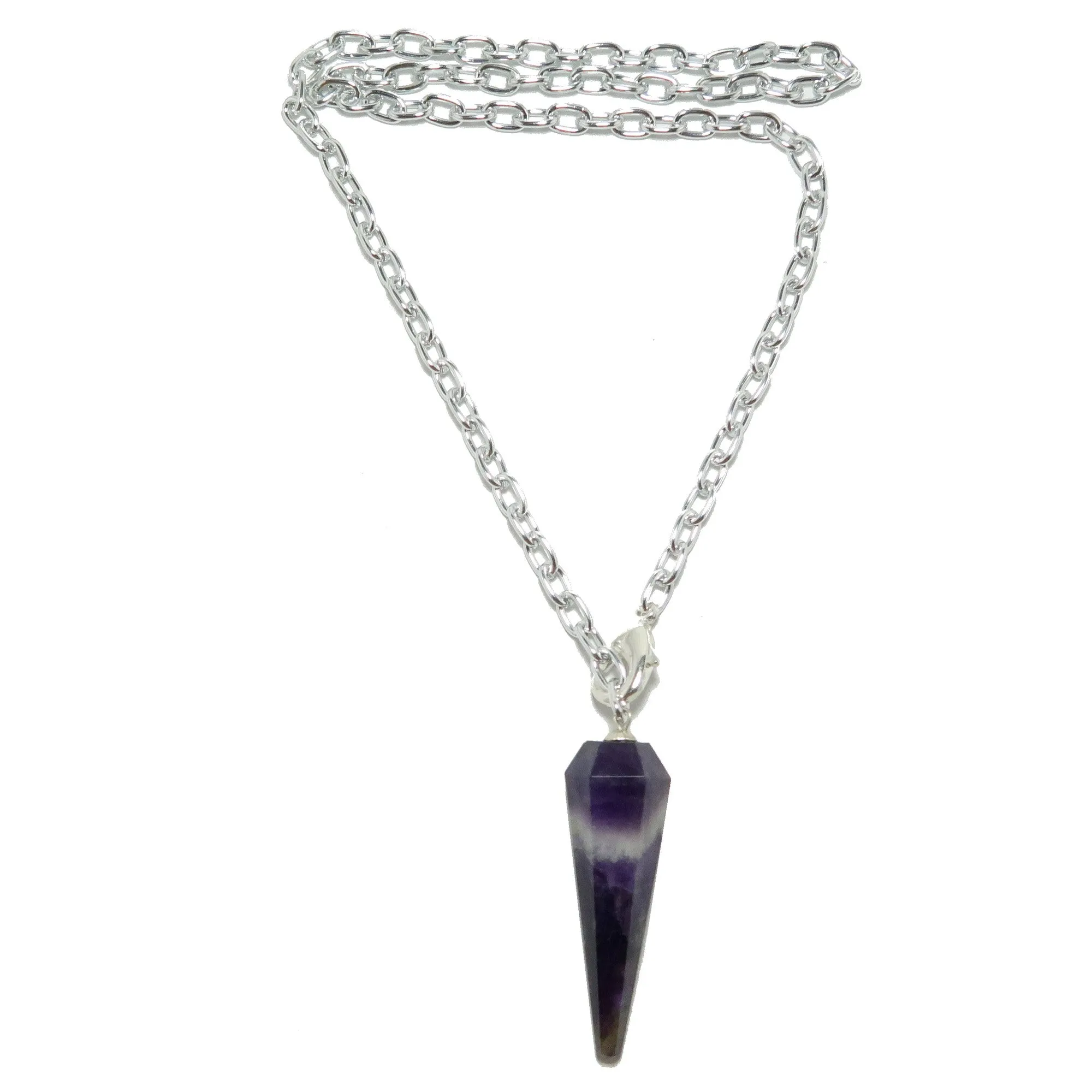 Amethyst Necklace Convertible Pendulum On the Go