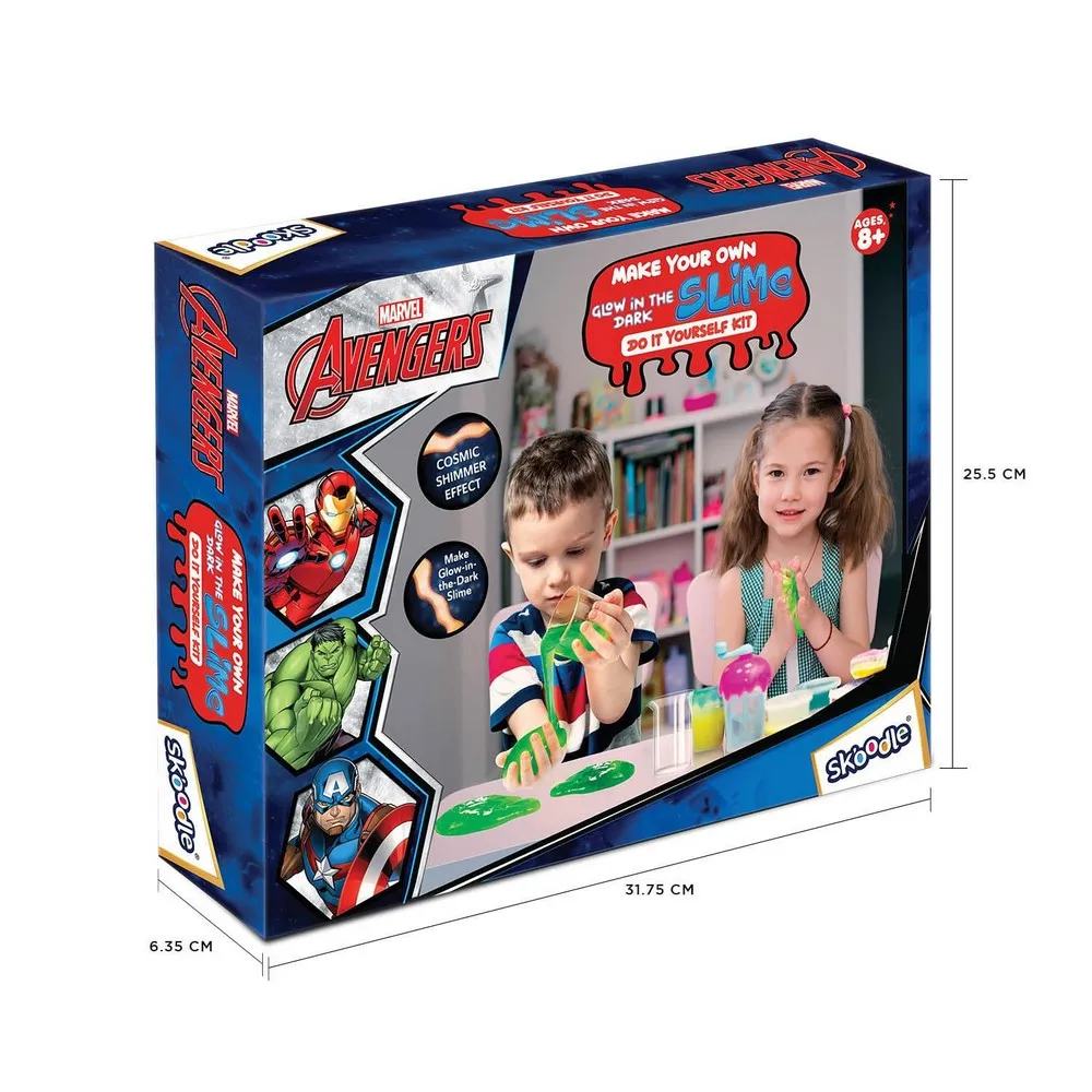 Avenger Make Your Own Glow In The Dark Slime Activity Toy