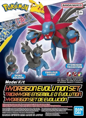 Bandai Pokemon Hydreigon Evolution Set Model Kit