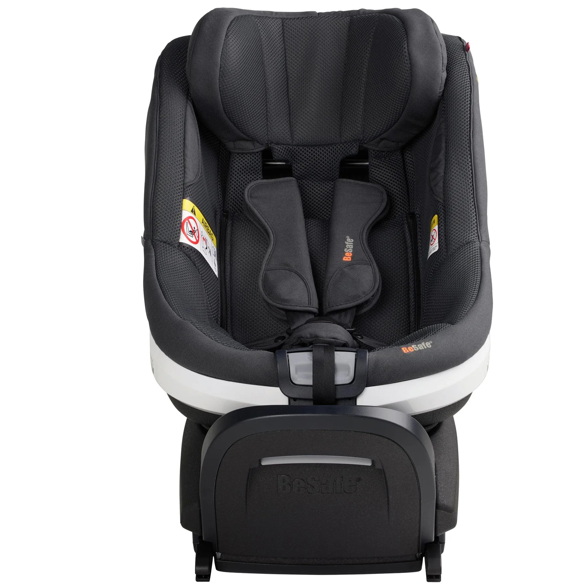 BeSafe Beyond Car Seat & Base Bundle in Anthracite Mesh