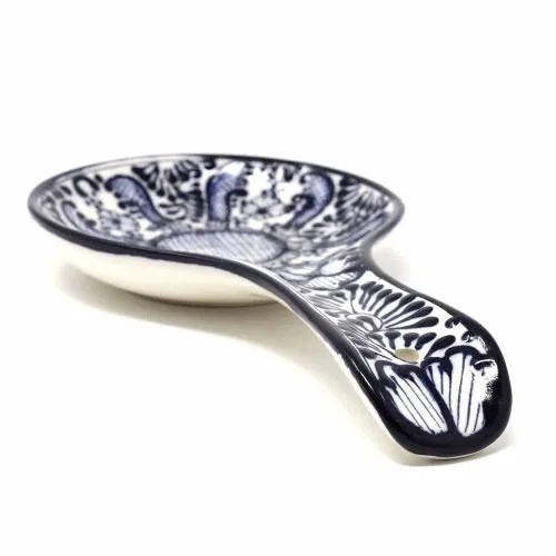 Blue Flower Spoon Rest