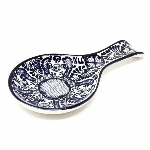 Blue Flower Spoon Rest