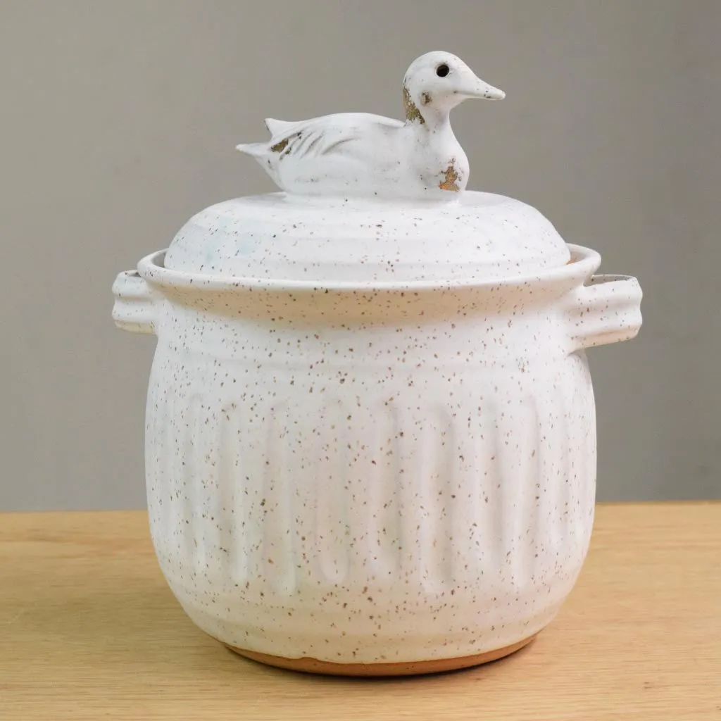 Duck Casserole Bowl Seafoam