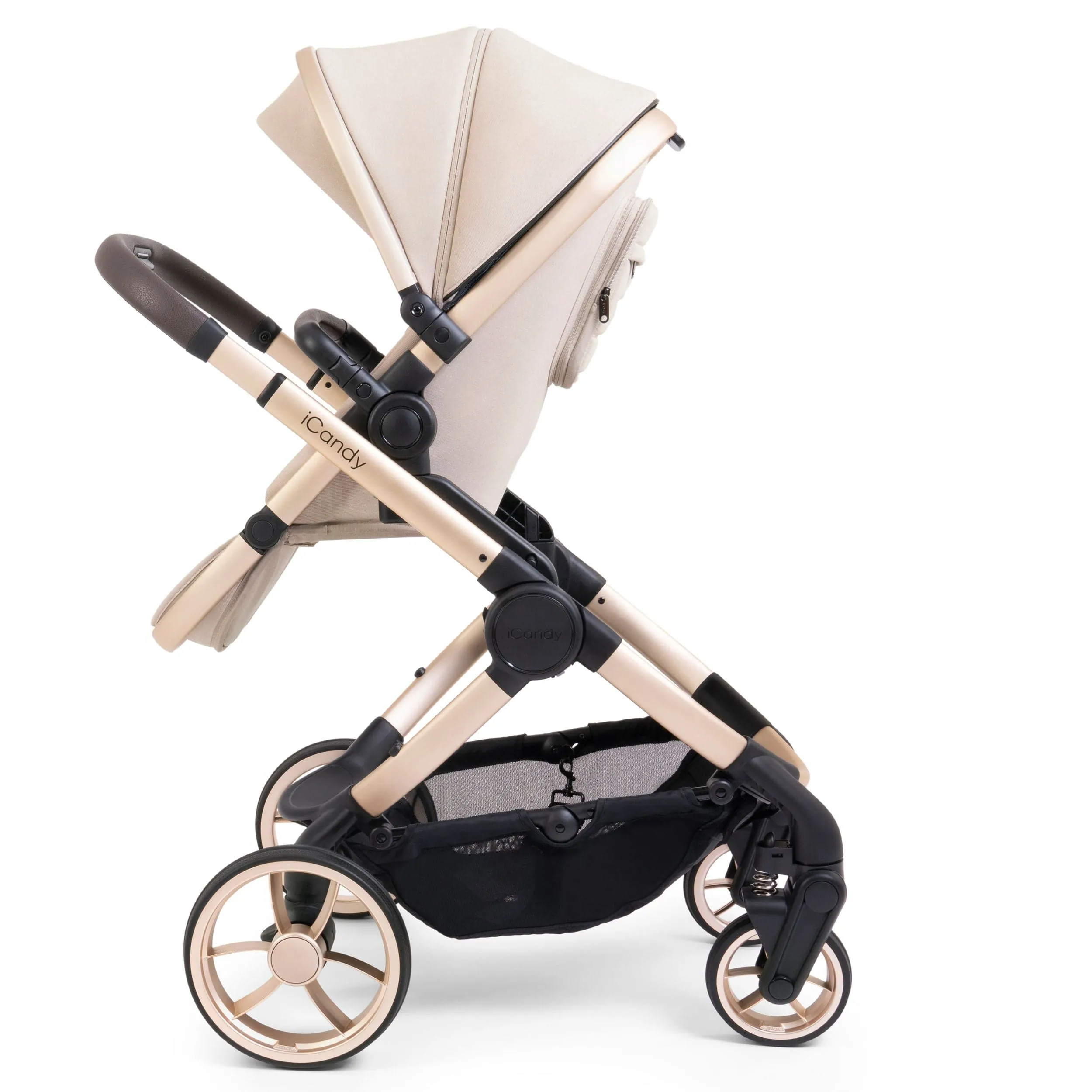 iCandy Peach 7 Complete Bundle with COCOON Car Seat in Biscotti