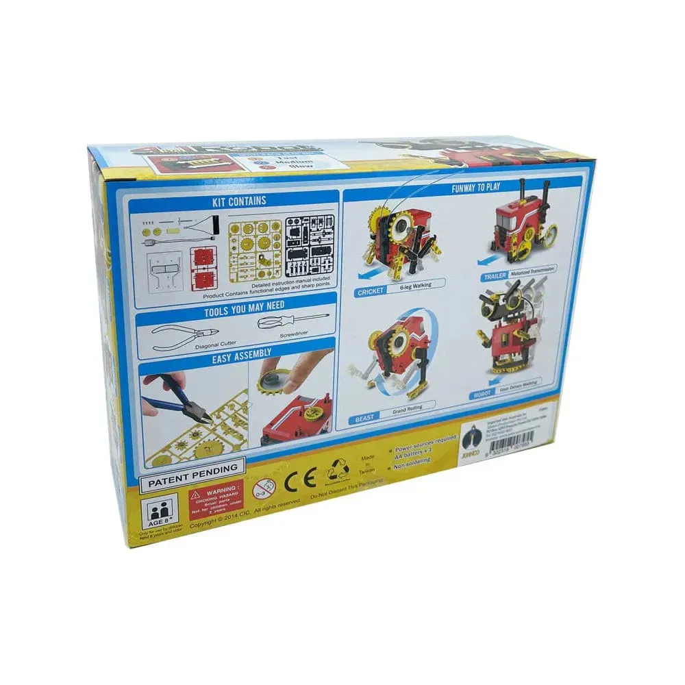 Johnco 4 in 1 Educational Toy Motorized Robot Kit