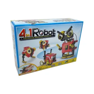 Johnco 4 in 1 Educational Toy Motorized Robot Kit