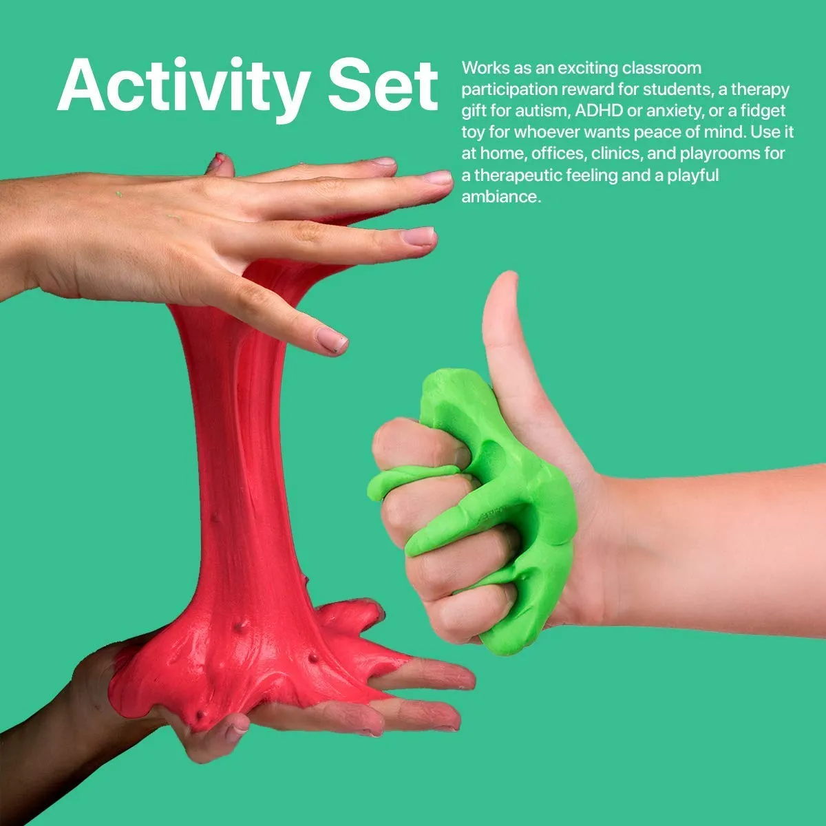 Kicko Multicolored Noise Putty - 12 Pack - Funny Stretchable Fart Putty - Party Supply