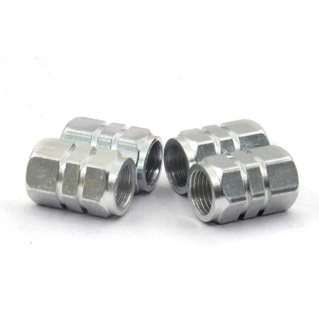 New Wheel Caps Theftproof Aluminum Car Wheel Tires Valves
