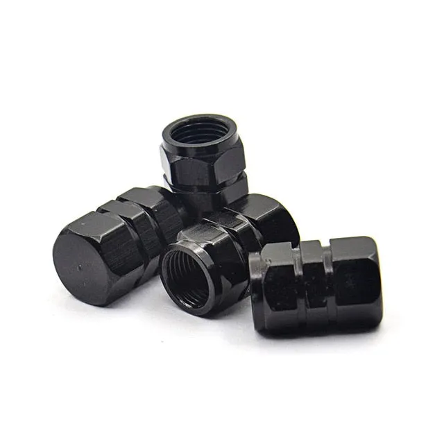 New Wheel Caps Theftproof Aluminum Car Wheel Tires Valves