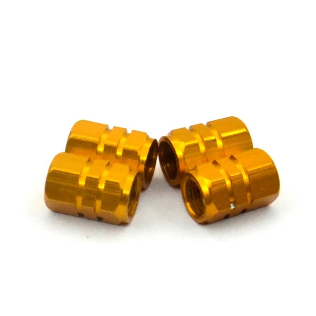 New Wheel Caps Theftproof Aluminum Car Wheel Tires Valves