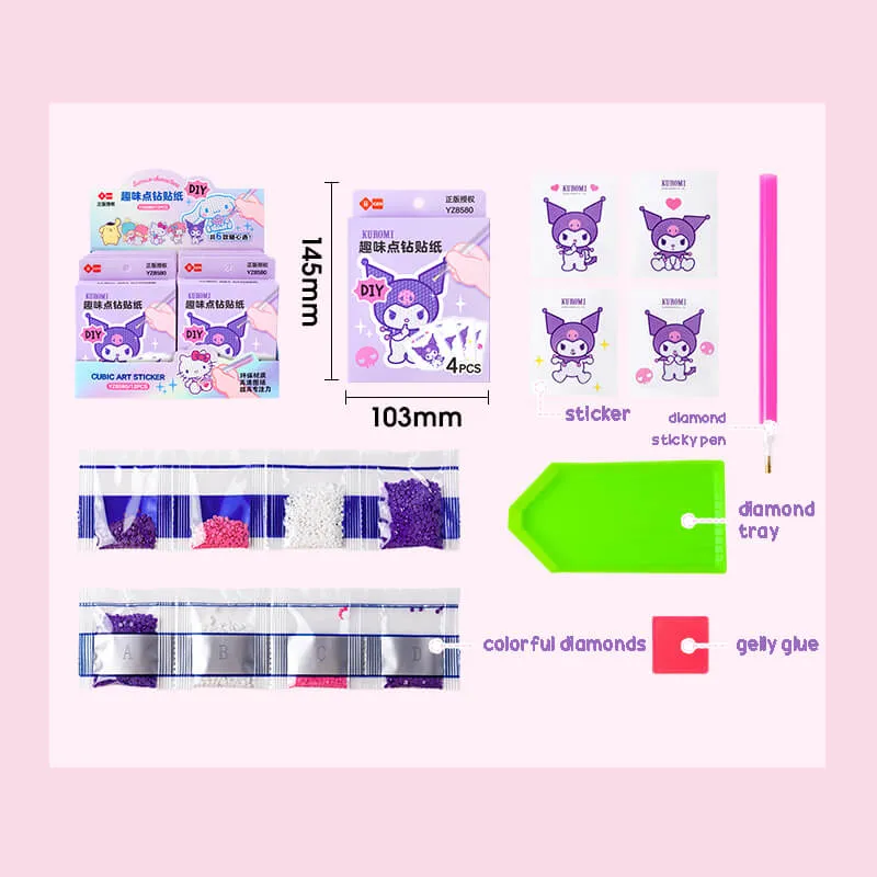Sanrio DIY Diamond Painting Art Sticker Kits