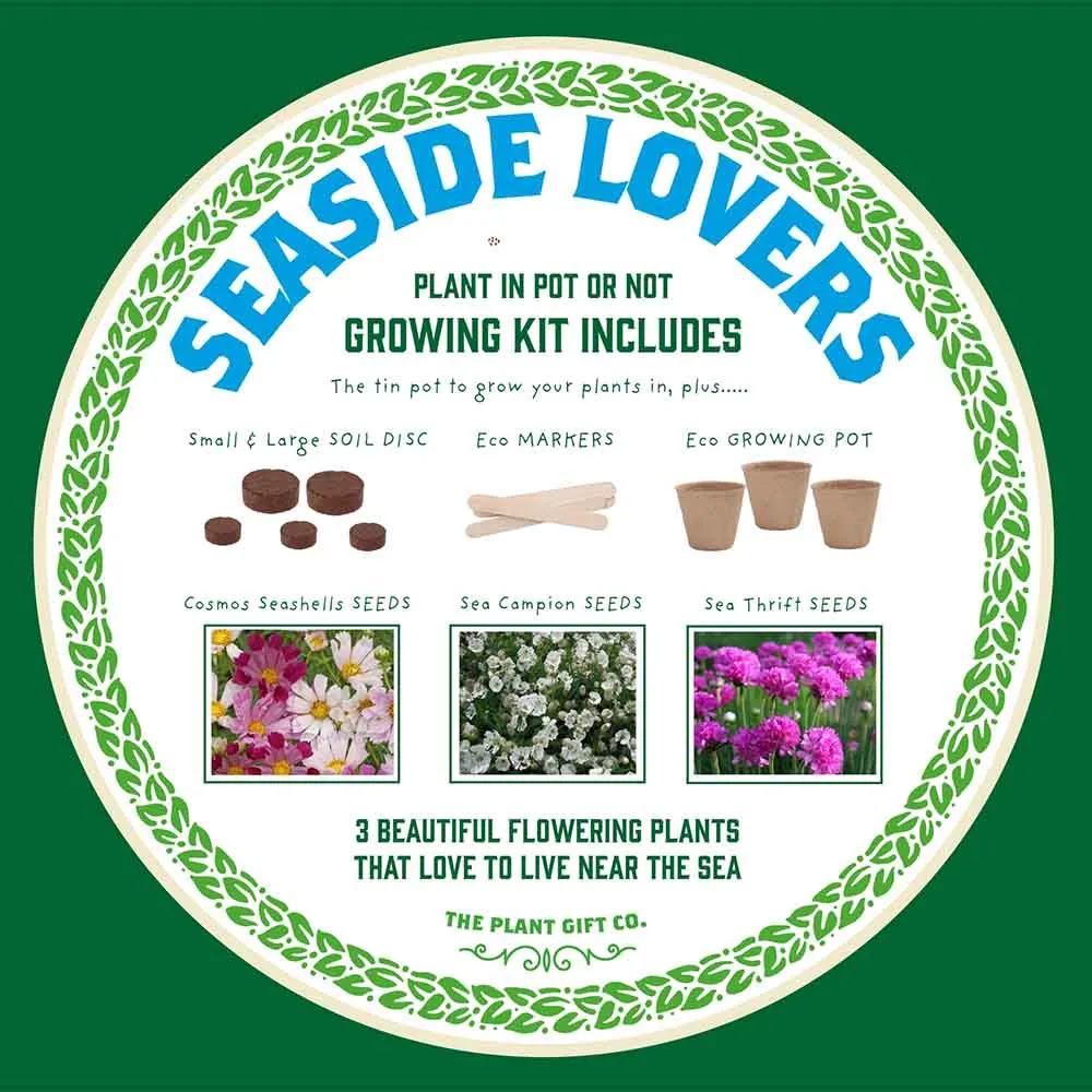 Seaside Lovers Coastal Plants Growing Kit by The Plant Gift Co.