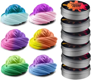 Squeeze Craft Color Changing Frudge Putty Heat Sensitive - 4 Pack Slime Putty - 2 Oz Per